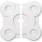 Ekena Millwork Luna Architectural Grade PVC Contemporary Ceiling Medallion, Two Piece, 26"OD x 3"ID x 9"C x 1"P CMP26LA2-03000 - alternate 1